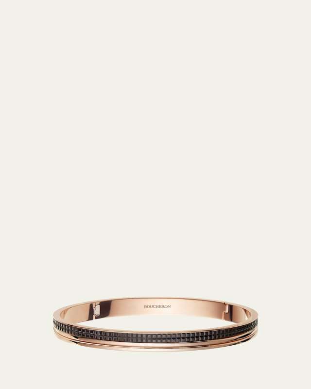 Quatre Classique Bangle Bracelet with Brown PVD